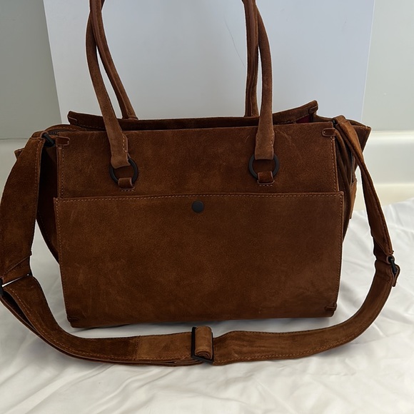 HAMMITT Allen Large in Mahogany Suede/ Bronze - Picture 2 of 8